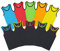 Buyless Fashion Jungen U-Ausschnitt Tagless Unterhemden Weiches Baumwoll-Tanktop (10er-Pack) 6-7