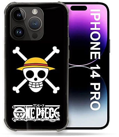 Cokitec Case for iPhone 14 Pro (6.1) Manga One Piece Skull