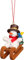 Christbaumschmuck Schneemann auf Schlitten - 5,7 cm