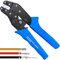 Taiss Strumento di prensamento JST, strumento di prensamento, prensatore JST, prensatore, per connettori JST XH 2.54 mm, PH2.0, D-sub terminale (0,08-0,5 mm 28-20AWG)