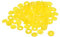 sourcing map Lot de 100 cache-vis à charnière de 5 mm en plastique pour vis M3 M4 M5, jaune