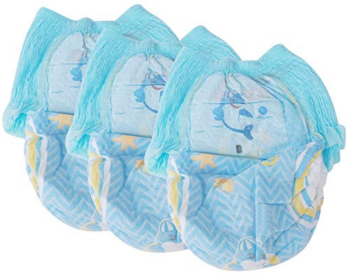 3-teilige Schwimmwindeln für Kleinkinder, Wiederverwendbare Wasserdichte Schwimmhosen für Kleinkinder für Neugeborene (XXL ab 15 kg)