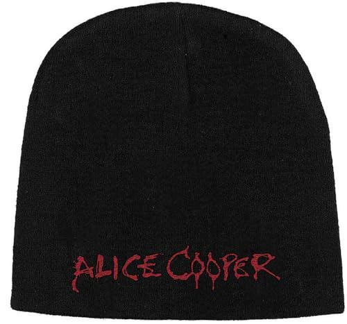 ALICE COOPER BEANIE # 2 WELCOME 2 MY NIGHTMARE LOGO MÜTZE CAP WOLLMÜTZE