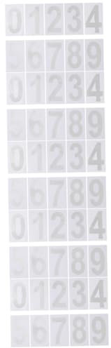 BESTonZON 25 Ensembles Numéro de boîte aux lettres externe nombre de plaques adresse etiquette autocollante autocollants numéro de boîte aux lettres stickers classique appliqué Poster vinyle