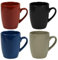 Maury's Set 4 Tazze, Realizzate in Porcellana con Manico, in Decorazioni Assortite Casuali (JUMBO-350 ML)