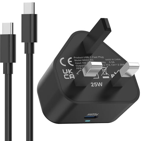 Samsung Charger 25W PPS Super Fast Charging for Galaxy S23/S22/S21/S20/S20fe/A05S/A04S/A15/A16/A14/A34/A54/A13/A23/A24/A25/A35/A55/A53/M15/M35/M55,Phone USB Type C to C Cable Fast Charge and Plug