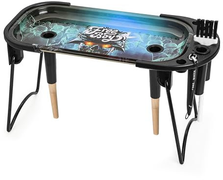 Free Boy 9.33x4.13'' Metal Rolling Tray Cone Loader for King Size&1 1/4 Size Pre Rolled Cone,Cone Pre Roll Machine Includes Foldable Stand Cone Filler & Packer