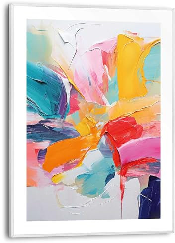 REINDERS Gerahmtes Bild, Paint Colourful, Wohnzimmer, Poster, Wanddeko, Room Decor, MDF, Mehrfarbig, 40x30cm