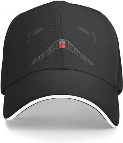CAPHATMC Baseballkappe Hiphop Sonnenhut Stormtrooper Augen Baseballkappe Flauschiger Hut Lustiger Hut Anime Hut Hut Luxus Caps für Männer Frauen