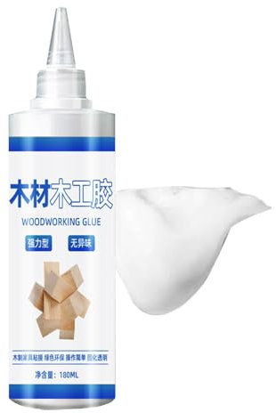 Colla per riparazione di mobili in legno,Colla per legno per mobili - Colla ecologica per legno da 180 ml per falegname,Colla professionale sicura per la lavorazione del legno per varie decorazioni, r