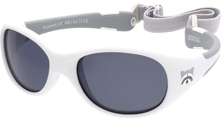 ActiveSol Baby-Sonnenbrille Safari, 0 – 24 Monate, 100% UV-Schutz, polarisiert, Kopfband