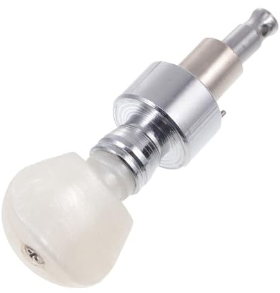 JEWEDECO 2stücke Banjo Stimmgerät Weißer Tuning-pin-knopf Für Saiteninstrumente Installieren Ergonomisches Design Passend Für Banjo Und Akustikgitarren