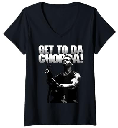Womens Get To The Chopper V-Neck T-Shirt