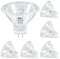 EASYIVY MR11 Halogenlampen 12V 35W Dimmbar, GU4 Halogen Spot Glühbirne mit Glasabdeckung Warmweiß 2700K, 35mm Durchmesser Reflektor Strahler MR11 für Einbauleuchten, Landschaftsbeleuchtung, 6 Stück