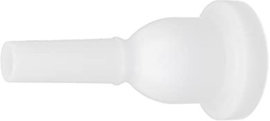 Mundstück Im Trombon-Mundstück Plastik MT-25 Posaune Horn-Stück für Professionelle und Anfänger, Weiße ABS-Instrument-Zubehör für Anfänger, Accessoire