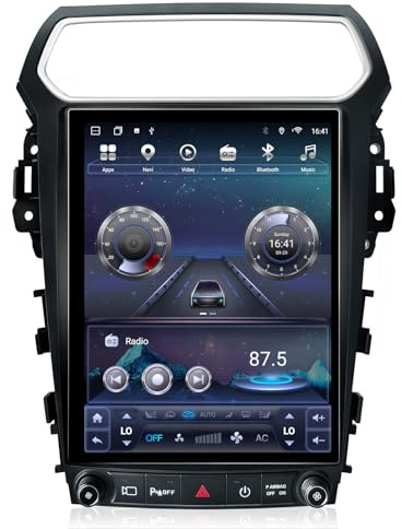 LASERTAIL - Radio Upgrade for Ford Explorer Radio 2011-2019 12.1 inch 8 Core Explorer Stereo Android 13 T Style Wireless Touch Screen Head Unit Carplay Andriod