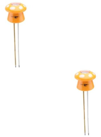 Toyvian 2 Bodentester Feuchtigkeit Boden Meter Anlage Pflanzentester Bodentestmesser Bodentestinstrument Gartenerde Tester Bodenfeuchte Tester Boden Ph-Tester Orange Plastik
