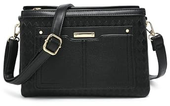 JFY Triple Compartments Cross Body Bag