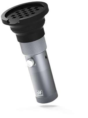 RGB-LED-Fotografie-Taschenlampe, 7500 mAh, Aluminiumlegierung, gemusterter Umgebungsstrahler, tragbarer optischer Snoot-Licht mit 4 Farbfiltern mit 20 Gobos für Vlog/SNS