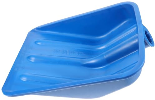Schneeschaufel Ersatzkopf aus Kunststoff, Flach, Blau, Fein | Hof und Einfahrt, Portabel und Bodenschonend, als Teil für Schaufel bei Eis