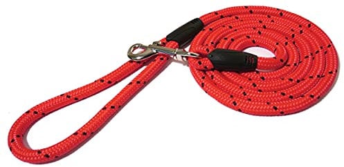 Rosewood Rope Twist Lead, Red