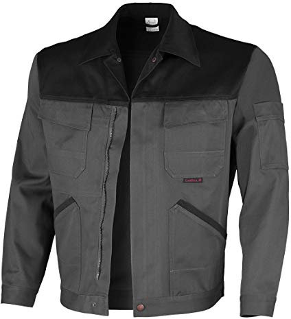 Qualitex - Bundjacke IMAGE MG 300 2-F - mehrere Farben 56,Mittelgrau/Schwarz