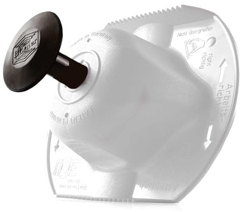 Börner original Sicherheitsfruchthalter für Hobel und Reibe (weiß/rot FH29001)