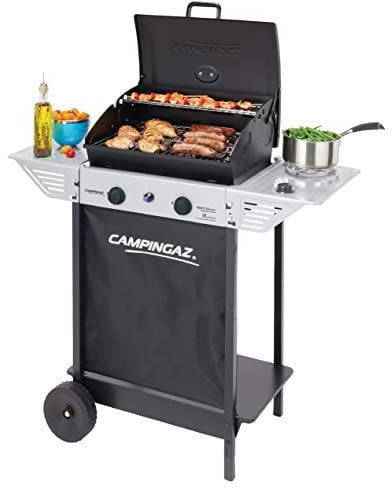 Campingaz Bbq A Roccia Lavica Xpert 100 Ls Plus Rocky, 98 X 48 X 124 Cm, Nero/Argento, 98 x 48 x 124 cm, 18 Kg