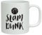 Shopagift Slam Dunk Basketball White 10oz Novelty Gift Mug Cup