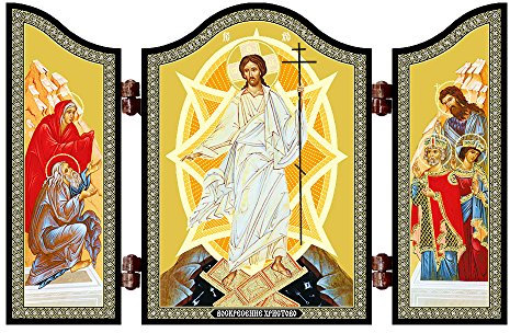 NKlaus 1403 Auferstehung Jesus Christus Ostern Ikone Voskresenie Hristovo Pasha