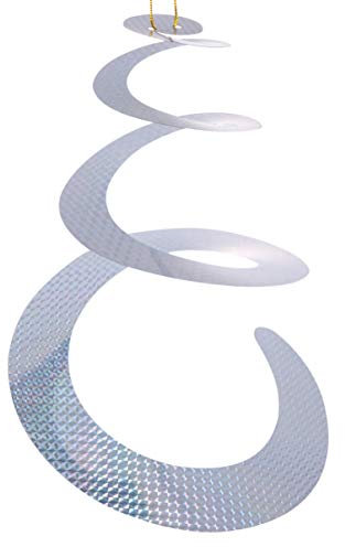 1 STK Vogelband Abschreckung Garten Vogelabwehr Windrad Vogelschreck Vogelabwehr Windräder Reflektierende Windspirale Taubenabwehr Taubenschreck - Propeller Rotieren