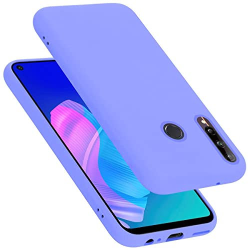 Cadorabo Custodia compatibile con Huawei P40 LITE E in LIQUID LILA CHIARO - Morbida Cover Protettiva Sottile di Silicone TPU con Bordo Protezione - Ultra Slim Case Antiurto Gel Back Bumper Guscio