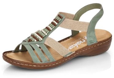 Rieker Damen Pantoletten 60851, Frauen Slipper