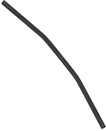 7/8 pulgadas 22 mm motocicleta retro curva manillar manillar negro V3c195