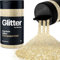 Hemway Premium Glitter Shaker - Champagne Gold | Fine Metallic Flake Sequins for Resin & Epoxy Crafts | Craft Supplies for Tumblers, Festival, Hair, Face, Body, Eye & Nail Art | 130 g