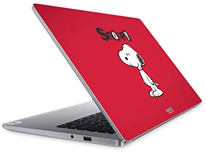 Head Case Designs Offizielle Peanuts Snoopy Darsteller Kunst Vinyl Haut Aufkleber Abziehbild Abdeckung kompatibel mit Mi Notebook 14 (2020)