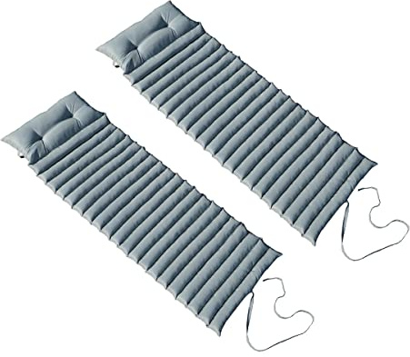 2er Set Sonnenliegenmatratzen 180cm oliv - 2x sormiou olive