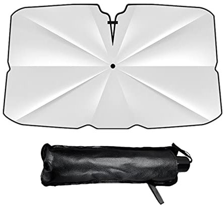 Eteslot Parasoles Coches, Paraguas Parasol Coche, Parasol Coche Delantero Paraguas, Parasoles Coche Luna Delantera, Sol Plegable para Coche, Bloque Calor UV