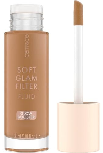 Catrice Soft Glam Filter Fluid, Basis, Nr. 065, Nude, pflegend, natürlich, glänzend, strahlend, vegan, ölfrei, ohne Parfüm, ohne Alkohol, 1er Pack (30ml)