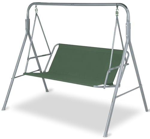 AXPQHL Schaukel Sitzbezug für Hollywoodschaukel, Ersatzbezug hollywoodschaukel 600D verdickter wasserdichter Oxford-Gartenschaukel Stuhlbezug für den Außenbereich (148 * 50 * 50cm,Grün)