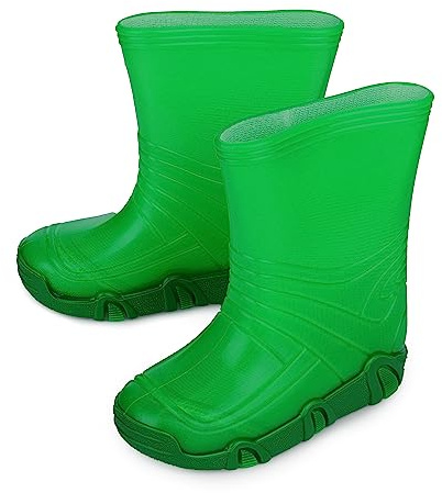 ESTRO Stivali di Gomma Bambino - Stivali da Pioggia Bambino Stivaletti Pioggia Bambino Stivaletti Gomma Bambina Stivali Bambino Pioggia con Fodera ZW02