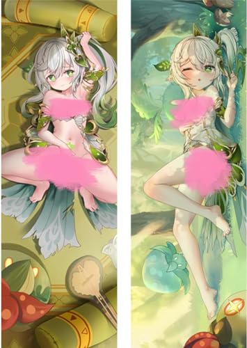 RuiHao Anime Kissenbezug Manga Kissenhülle Für Ecchi Hentai Waifu Case Ahegao,Anime Pillowcase Digitaler Doppelseitiger Druck Kissenbezug,Seitenschläferkissen Bezug,Bedding Umarmungskissen Bezu