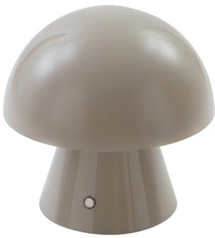 Lindby Pilzlampen Tischlampe kabellos, Pilz Lampe Touch tragbar dimmbar LED Pilzlampe Nachttischlampe USB Aufladung Nachtlicht Schlafzimmer
