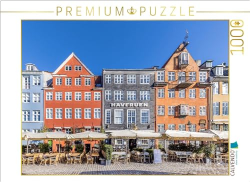 CALVENDO Puzzle Nyhavn Uferpromenade | 1000 Teile Lege-Größe 64 x 48 cm Foto-Puzzle für glückliche Stunden