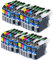 Yongairuink LC123 Druckerpatronen Ersatz für Bro LC 123 LC-123 LC123XL Patronen für Bro MFC-J4410DW J4510DW J4110DW J6720DW J6920DW J6520DW J470DW DCP-J132W DCP-J152W DCP-J752DW DCP-J870DW (20er-Pack)