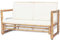 Rantry 2-Sitzer Gartensofa mit Polstern Bambus Gartenmöbel Set Sitzgruppe Möbel Gartensofa Sofa Couch Garnitur Lounge Sofa Gartenset Sitzgarnitur Balkonmöbel Garten