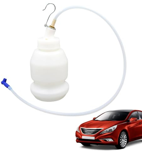 Bremsflüssigkeitsentlüftungsflasche - Auto Bremsflüssigkeit Extraktor, Bremsflüssigkeit Entlüfterflasche auslaufsicher 1L Bremsflüssigkeit Entlüfter Kit - Flexibles elastisches Bremssystem