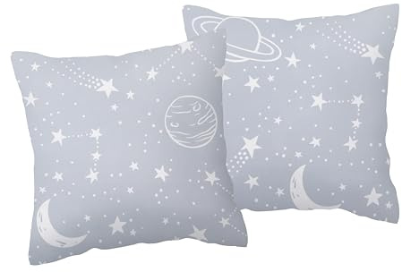 TiCAA Kissen-Set 40x40 cm mit Motiv 2-teilig