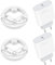 Lot de 2 Chargeur Rapide 25W USB C avec Câbles de 2 Mètres Compatible avec iPhone 16/16 Pro max/15/15 Pro Max Plus, iPad Air, Samsung Galaxy S25/S24/A53/Note 20, Prise Secteur, Adaptateur USB-C