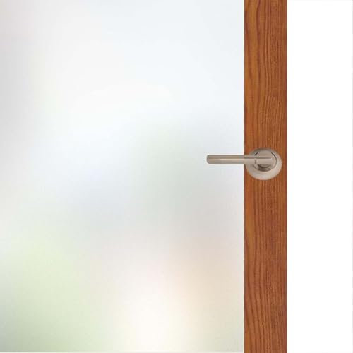 Pellicola autoadesiva per finestre, 50,8 x 269,2 cm, con blocco UV, in vinile, opaca, senza colla, facile installazione e resistente agli sfregamenti